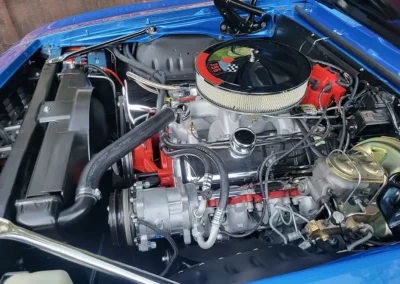1969 Chevrolet Camaro in Lemans Blue - engine