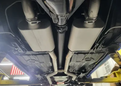 1969 Chevrolet Camaro in Lemans Blue - underneath