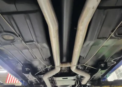 1969 Chevrolet Camaro in Lemans Blue - underneath