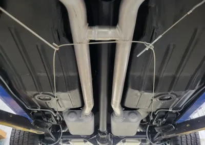 1969 Chevrolet Camaro in Lemans Blue - underneath