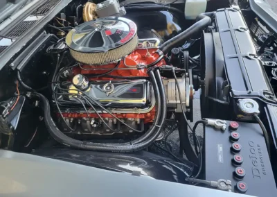 1969 Chevrolet Chevelle SS Corez Silver - engine