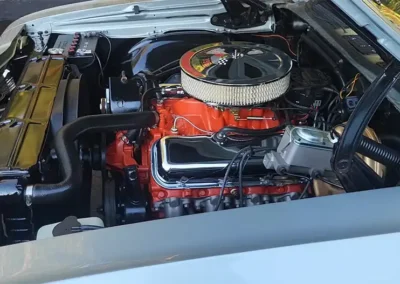 1969 Chevrolet Chevelle SS Corez Silver - engine