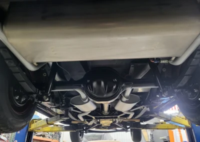 1940 Ford Woody - All Steel in Midnight Blue and maple/birdseye wood - underneath