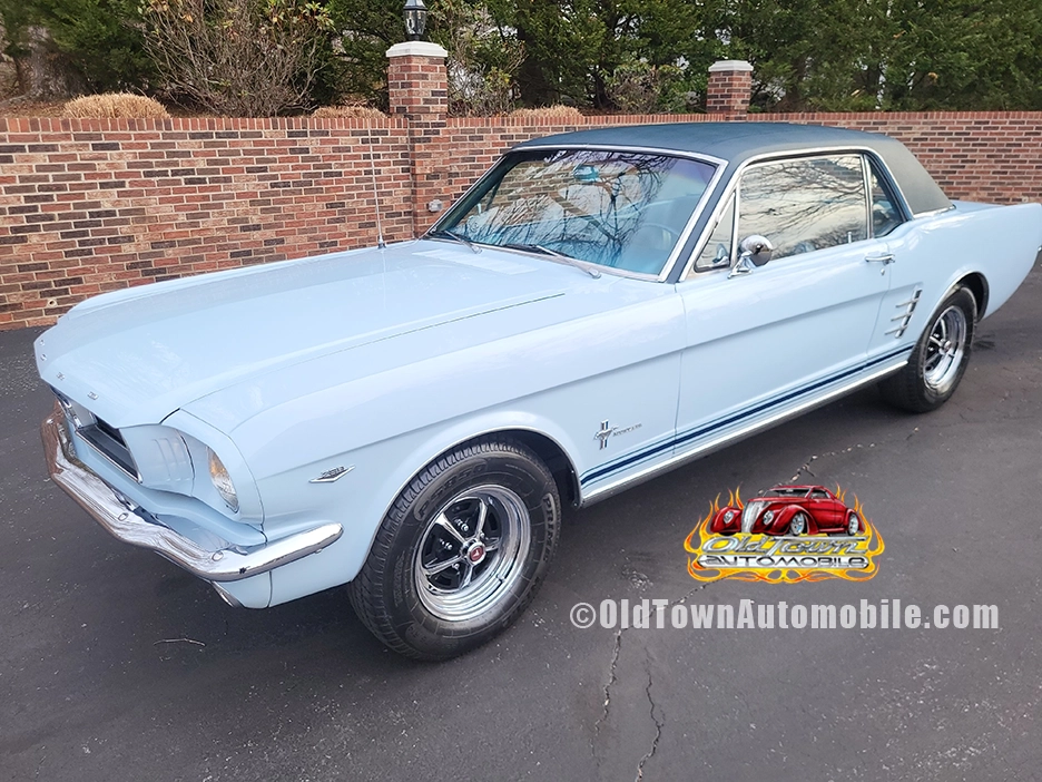 1966 Ford Mustang Coupe in Acadian Blue - Exterior
