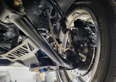 1967 Chevrolet Chevelle Restomod in Cranberry Red Metallic - underneath