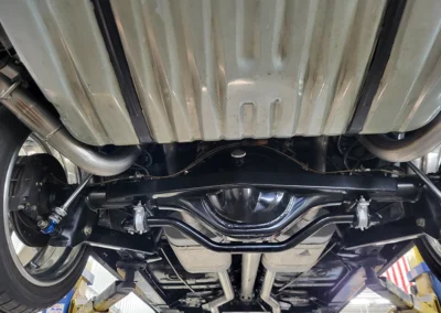 1967 Chevrolet Chevelle Restomod in Cranberry Red Metallic - underneath