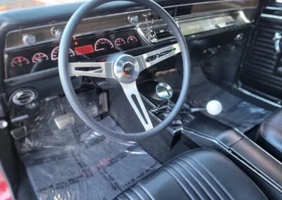 1967 Chevrolet Chevelle Restomod in Cranberry Red Metallic - interior