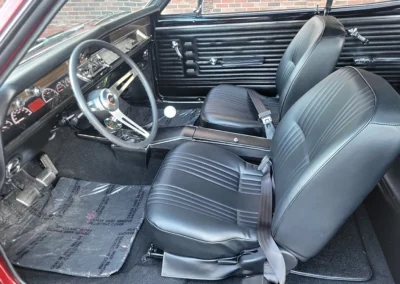 1967 Chevrolet Chevelle Restomod in Cranberry Red Metallic - interior