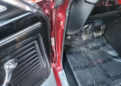 1967 Chevrolet Chevelle Restomod in Cranberry Red Metallic - interior