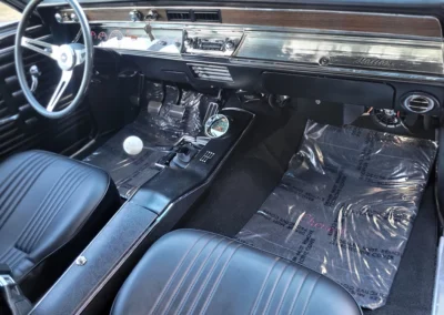 1967 Chevrolet Chevelle Restomod in Cranberry Red Metallic - interior