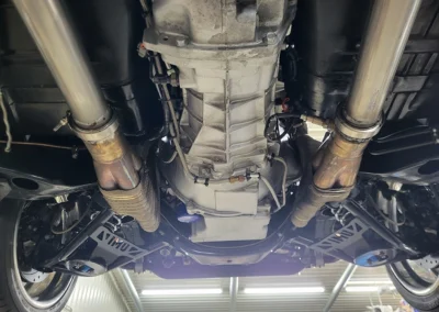 1967 Chevrolet Chevelle Restomod in Cranberry Red Metallic - underneath