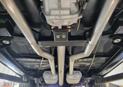 1967 Chevrolet Chevelle Restomod in Cranberry Red Metallic - underneath