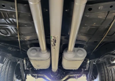 1967 Chevrolet Chevelle Restomod in Cranberry Red Metallic - underneath