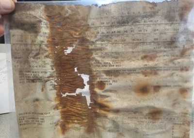 1972 Chevrolet Chevelle Convertible in Cranberry Red - Build sheet