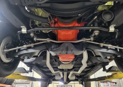 1972 Chevrolet Chevelle Convertible in Cranberry Red - Underneath angle