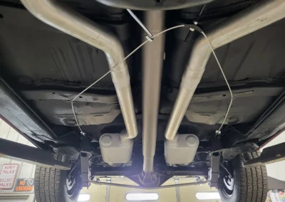 1972 Chevrolet Chevelle Convertible in Cranberry Red - Underneath angle