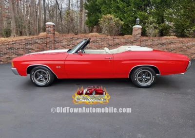 1972 Chevrolet Chevelle Convertible in Cranberry Red - Exterior