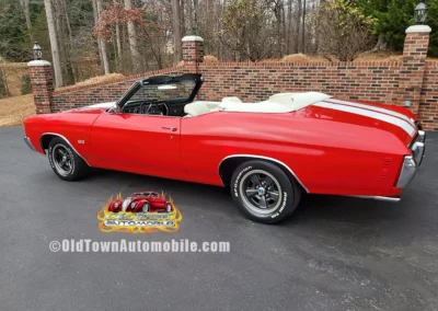 1972 Chevrolet Chevelle Convertible in Cranberry Red - Exterior