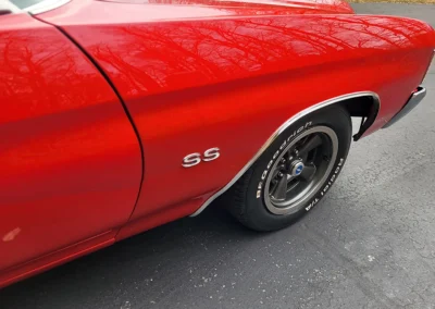 1972 Chevrolet Chevelle Convertible in Cranberry Red - Exterior
