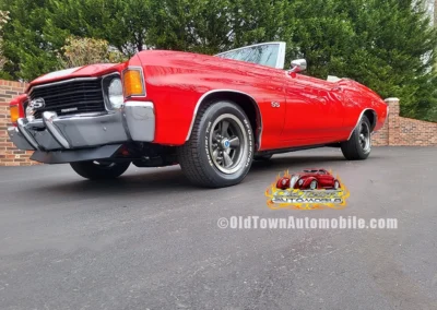 1972 Chevrolet Chevelle Convertible in Cranberry Red - Exterior