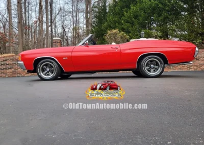 1972 Chevrolet Chevelle Convertible in Cranberry Red - Exterior