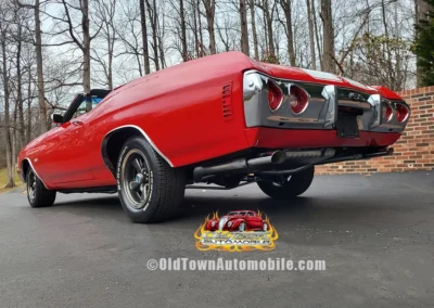 1972 Chevrolet Chevelle Convertible in Cranberry Red - Exterior