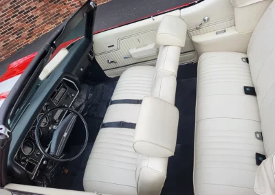 1972 Chevrolet Chevelle Convertible in Cranberry Red - Interior
