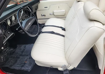 1972 Chevrolet Chevelle Convertible in Cranberry Red - Interior