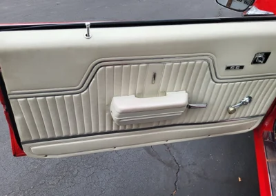 1972 Chevrolet Chevelle Convertible in Cranberry Red - Interior