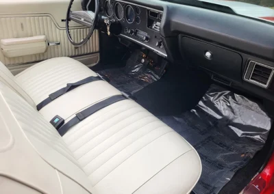 1972 Chevrolet Chevelle Convertible in Cranberry Red - Interior