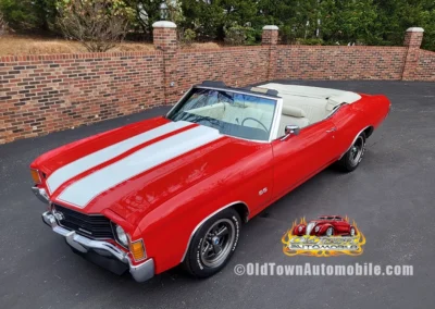 1972 Chevrolet Chevelle Convertible in Cranberry Red - Exterior