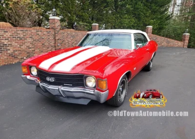 1972 Chevrolet Chevelle Convertible in Cranberry Red - Exterior