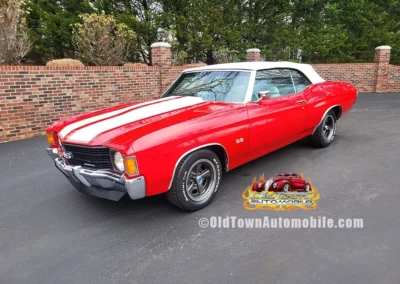 1972 Chevrolet Chevelle Convertible in Cranberry Red - Exterior