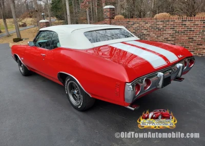 1972 Chevrolet Chevelle Convertible in Cranberry Red - Exterior