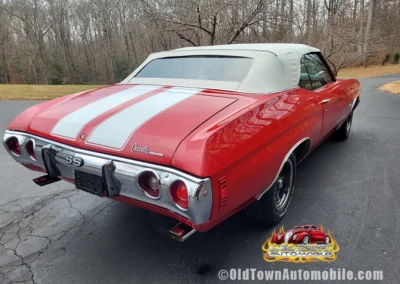 1972 Chevrolet Chevelle Convertible in Cranberry Red - Exterior
