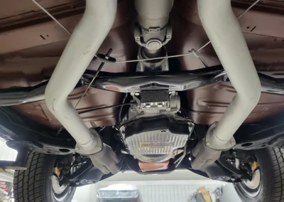 1966 Chevrolet Chevelle SS in Madiera Maroon - underneath shot