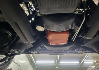 1966 Chevrolet Chevelle SS in Madiera Maroon - underneath shot