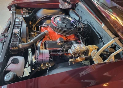 1966 Chevrolet Chevelle SS in Madiera Maroon - engine