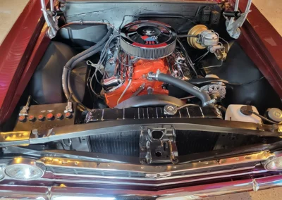 1966 Chevrolet Chevelle SS in Madiera Maroon - engine