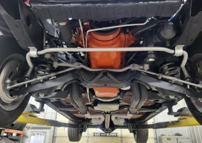 1966 Chevrolet Chevelle SS in Madiera Maroon - underneath shot