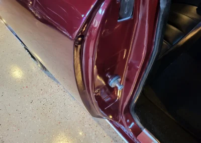 1966 Chevrolet Chevelle SS in Madiera Maroon - door