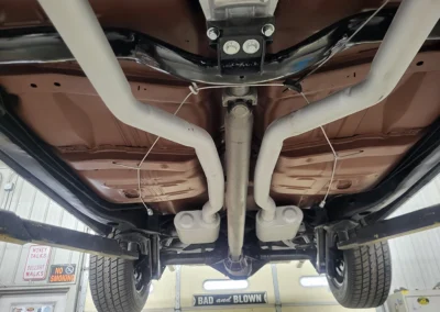 1966 Chevrolet Chevelle SS in Madiera Maroon - underneath shot