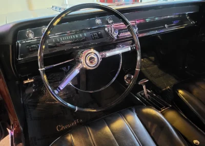 1966 Chevrolet Chevelle SS in Madiera Maroon - interior