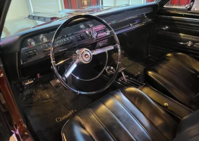 1966 Chevrolet Chevelle SS in Madiera Maroon - interior