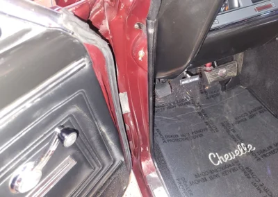 1966 Chevrolet Chevelle SS in Madiera Maroon - door