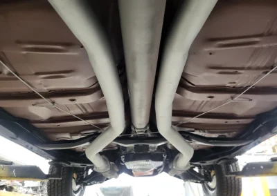 1966 Chevrolet Chevelle SS in Madiera Maroon - underneath shot