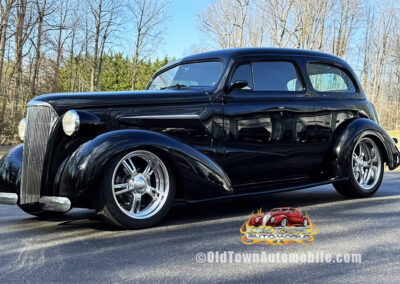1937 Chevrolet Master Sedan in black - exterior outside shot