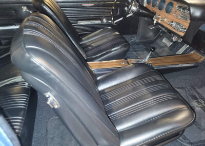 1967 Pontiac GTO in Montreux Blue - interior