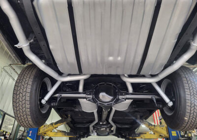 1967 Pontiac GTO in Montreux Blue - underneath