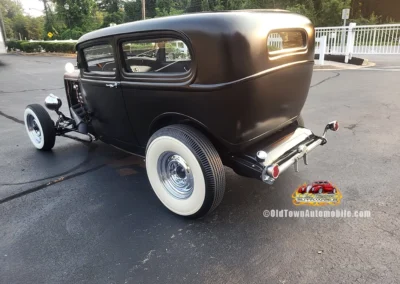 1932 Ford All Steel Sedan in Black - exterior shot